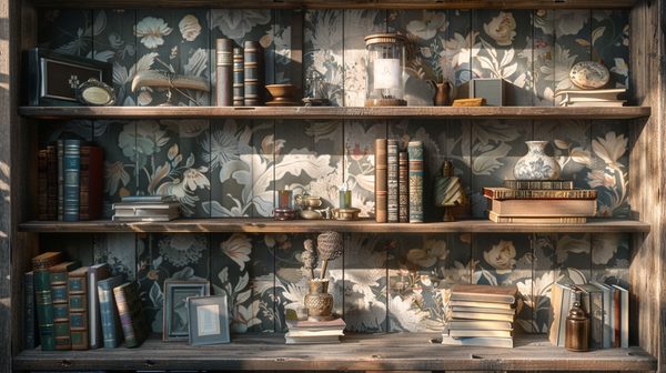 Comment créer des étagères murales en pin maritime rustique pour un style vintage ?