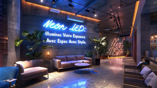 Néon led : illuminez votre espace avec style