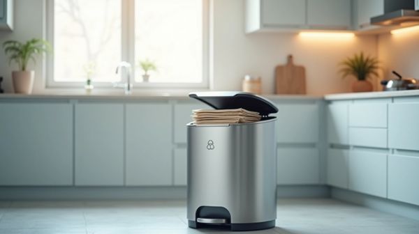 Top astuces pour réussir votre gestion des déchets avec une poubelle